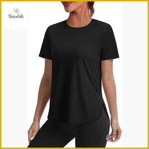 UPF 50+ Quick Dry Workout Top Lightweight Active Shirt T-Shirt